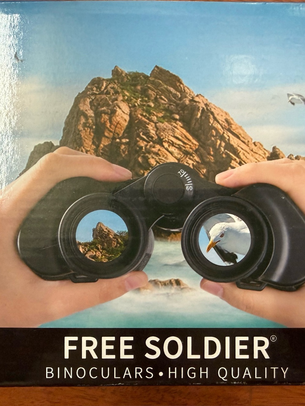 FREE SOLDIER 20x50 High Powered Binoculars for Adults, Green